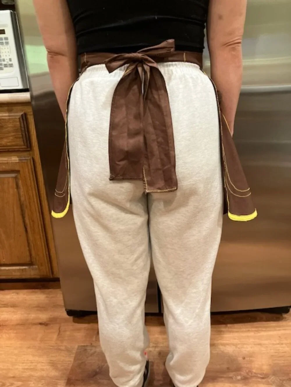 Three Aprons Handmade Vintage Cotton Blend Very Good Condition